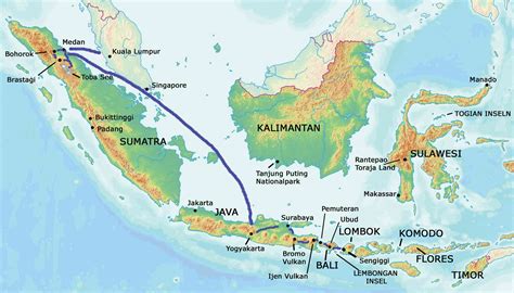 indonesien rundreise